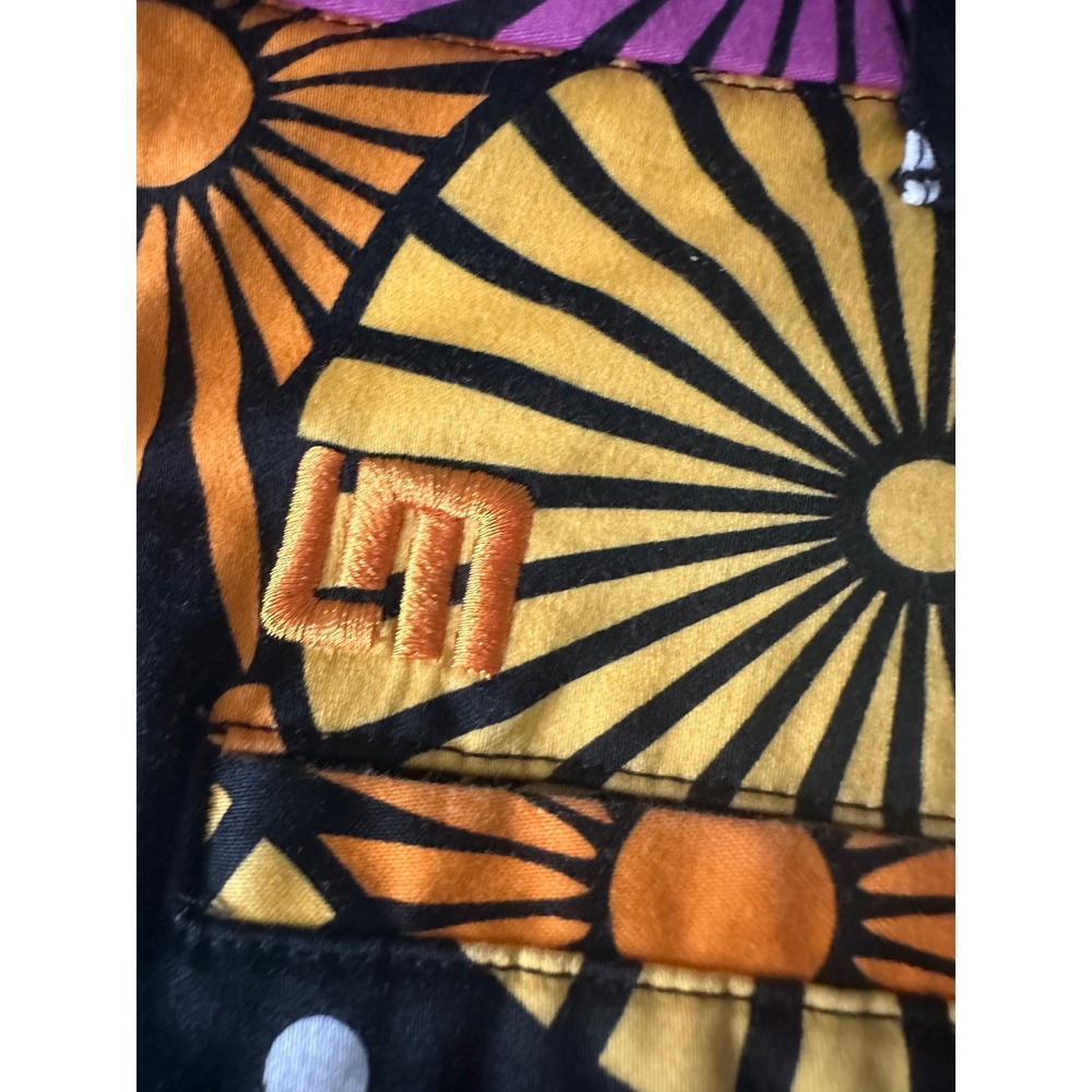Loudmouth Mens Golf Shorts Size 36 Multicolor Sunburst Geometric Psychedelic LM - Picture 5 of 8
